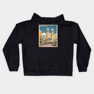 Recoleta La Boca and Tango Buenos Aires Argentina Vintage Tourism Poster Kids Hoodie